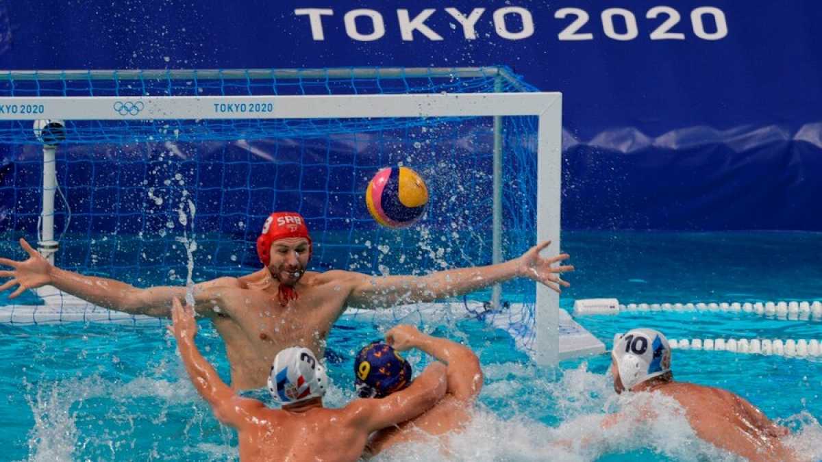 España serbia Waterpolo semifinal Tokyo 20